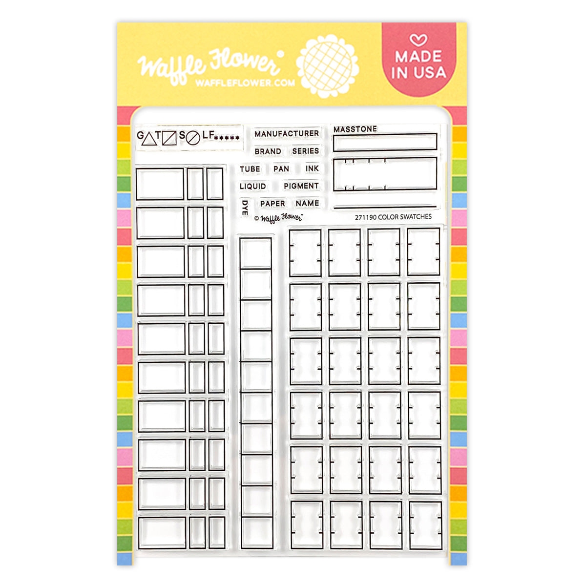 Color Swatches Stamp Set