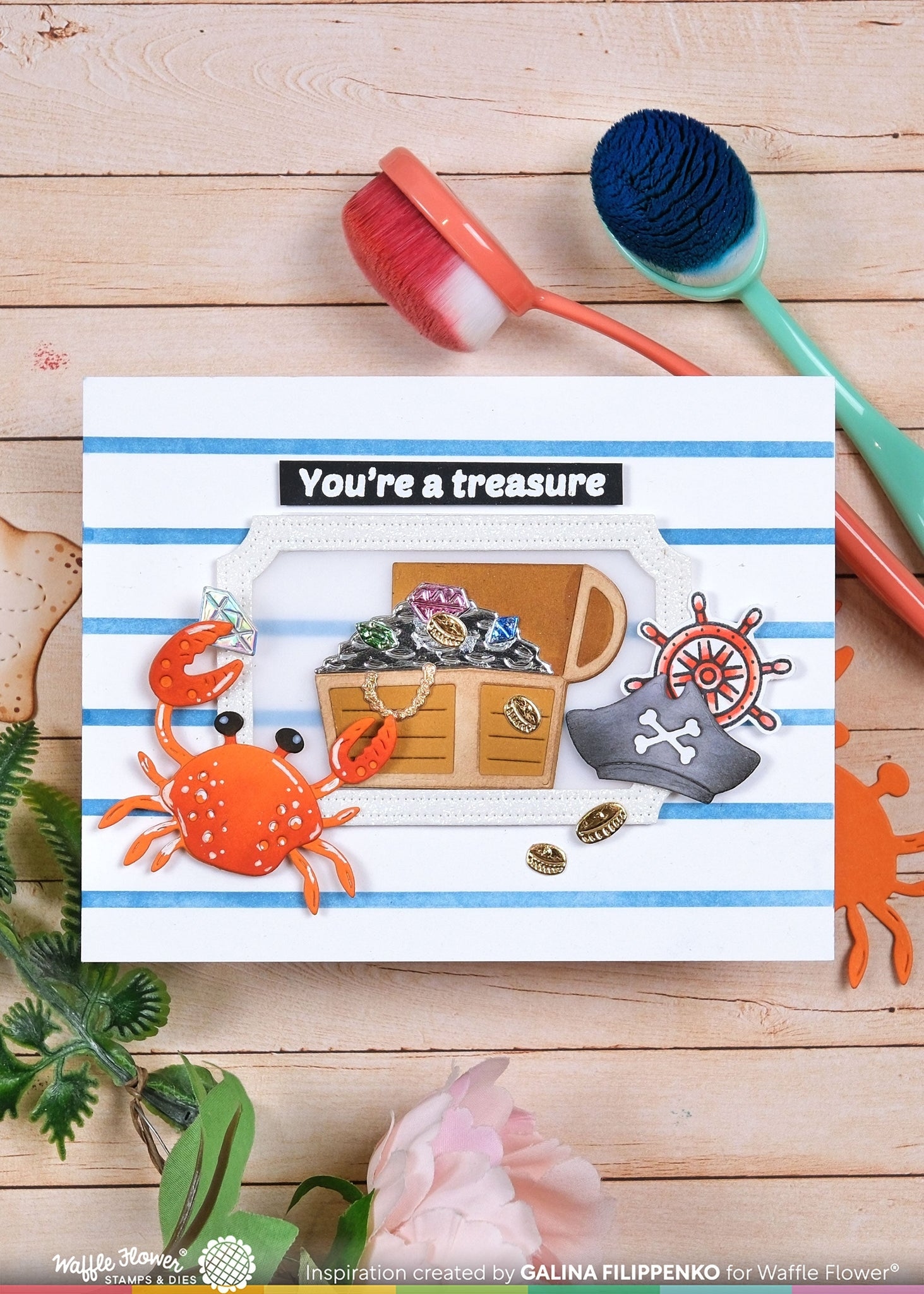 Treasure Hunt Sentiments Stamp Set