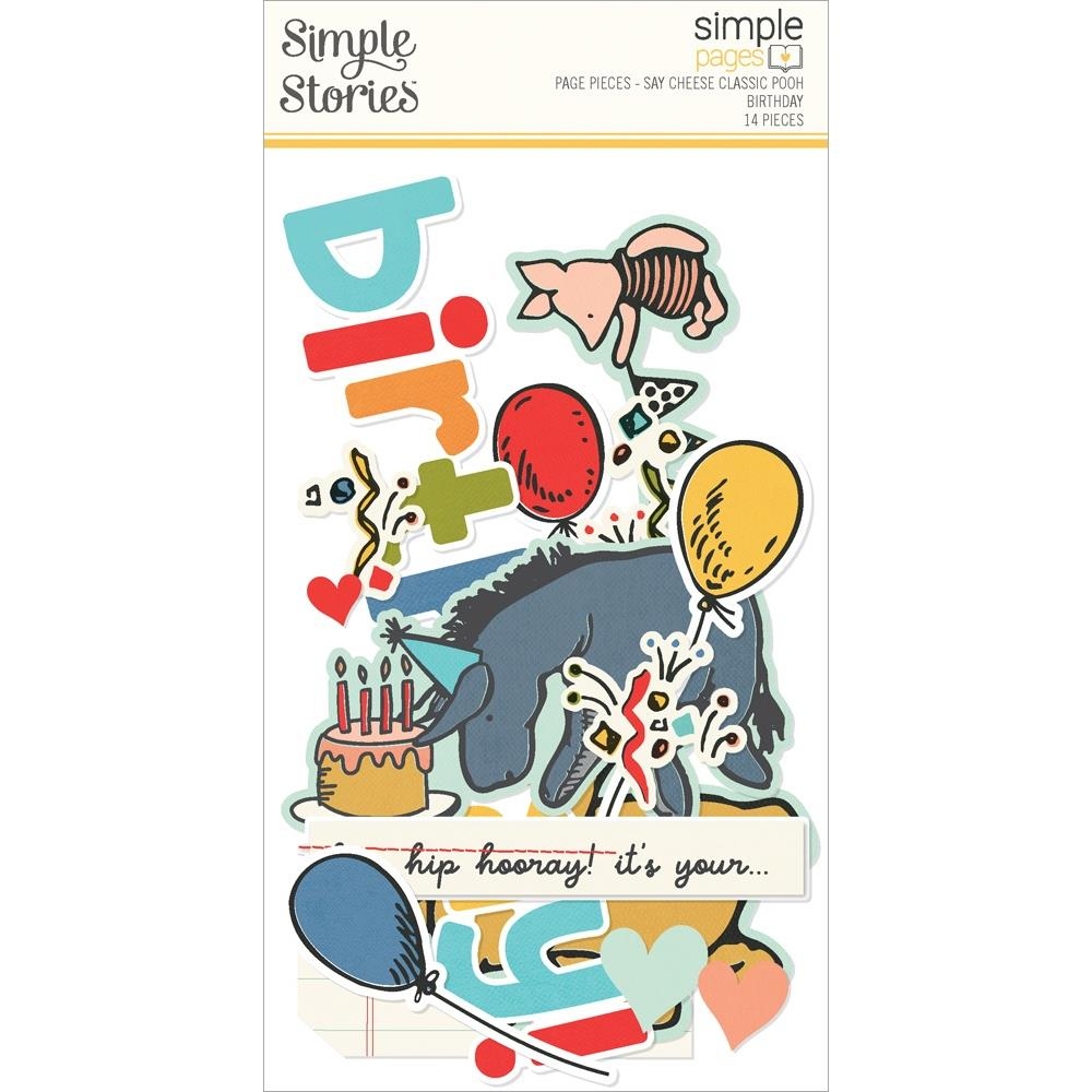Say Cheese Classic Pooh Birthday Simple Pages Page Pieces