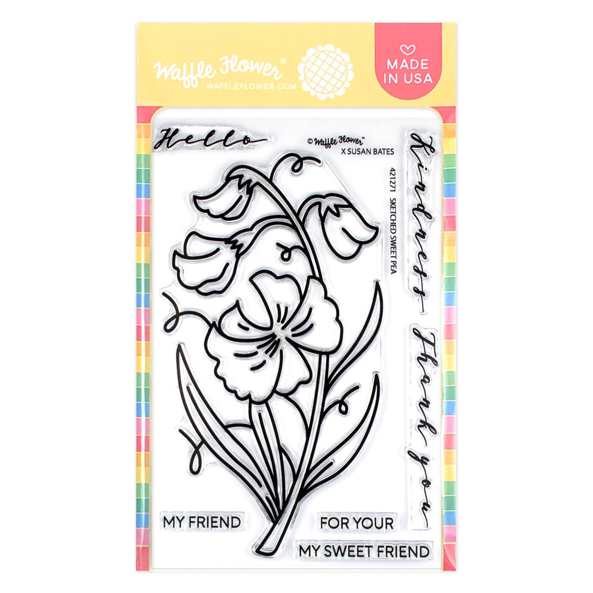 Sketched Sweet Pea Stamp Set