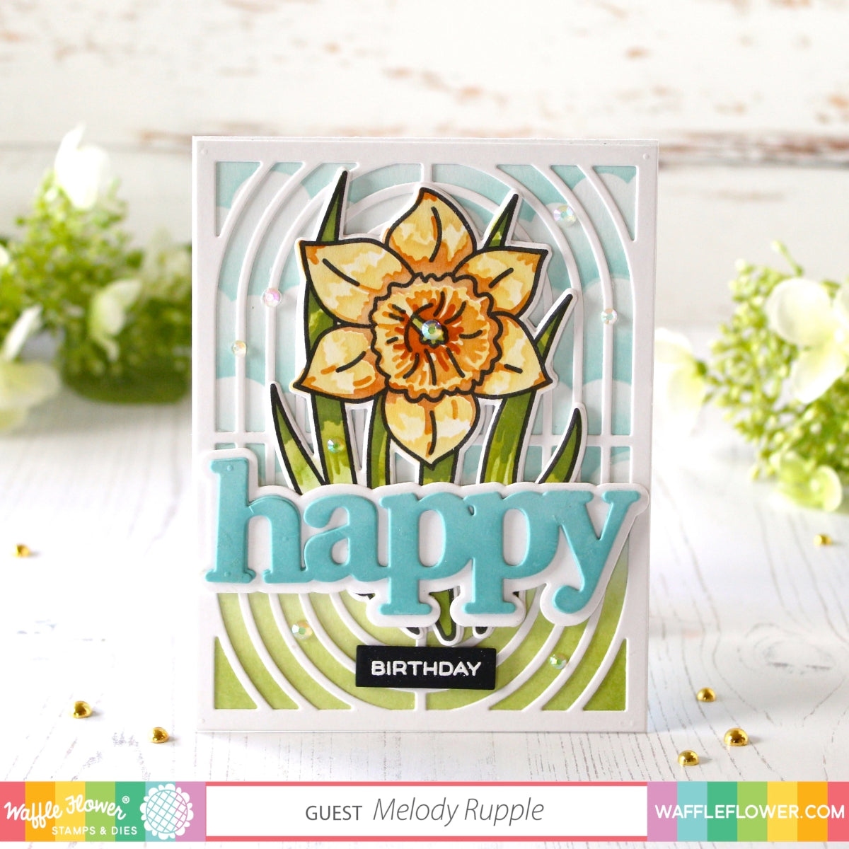 Sketched Daffodil Matching Die