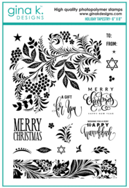 Holiday Tapestry Stamps