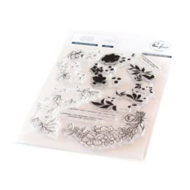 Clear Stamp Set Charming Floral Wreath