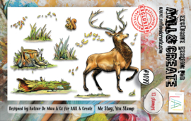 #1099 - A7 Stamp Set - Me Stag, You Stamp Set