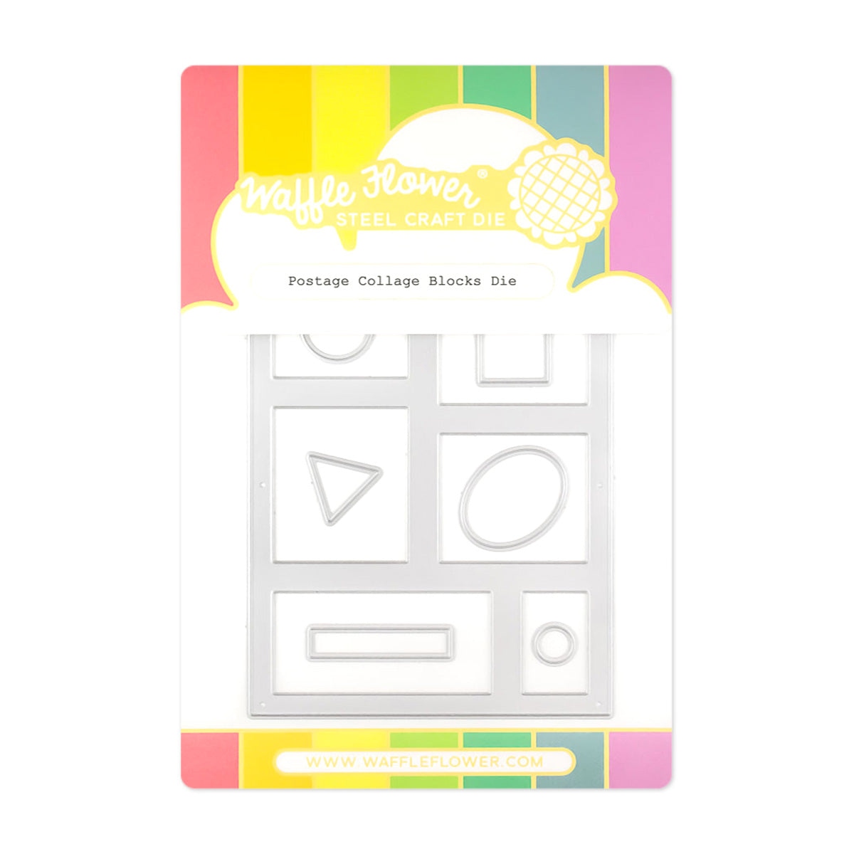 Postage Collage Blocks Die
