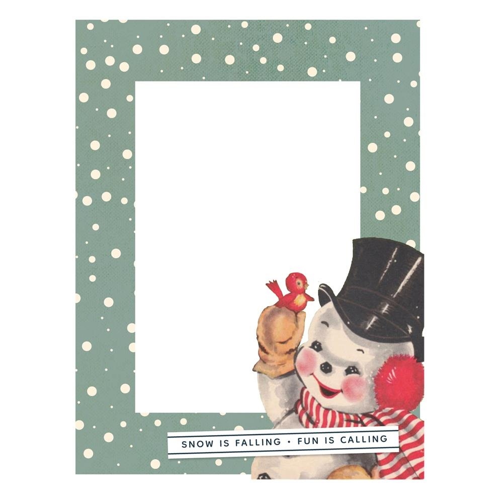 Flannel Season Chipboard Frames