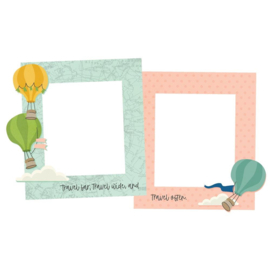 Happy Travels Chipboard Frames