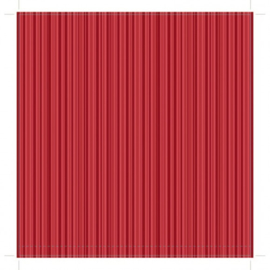 Patterned single-sided red stripe
