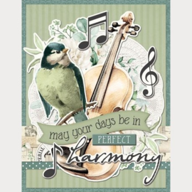 Vintage Timeless Harmony Simple Cards Card Kit