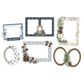 Fresh Snow Chipboard Frames