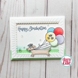 Balloon Greetings Clear Stamp Set