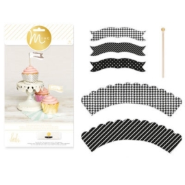 Minc cupcake wraps & toppers x96