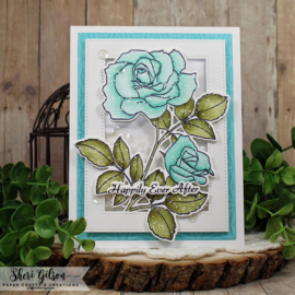 Chalet Background Stamp