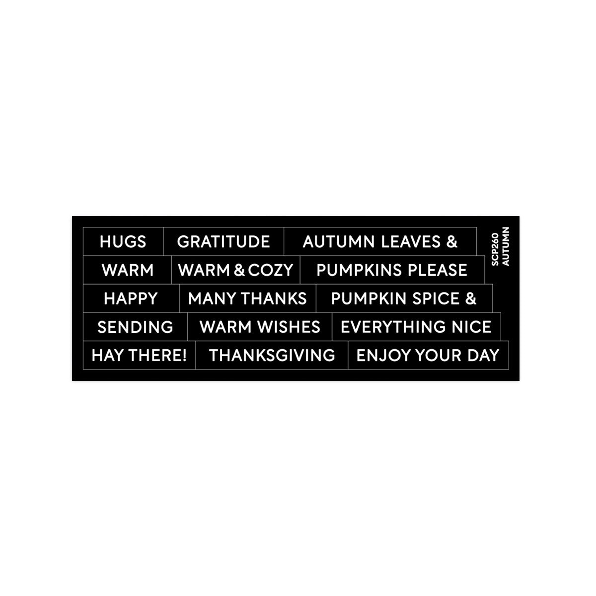 Subsentiments Autumn Diecut