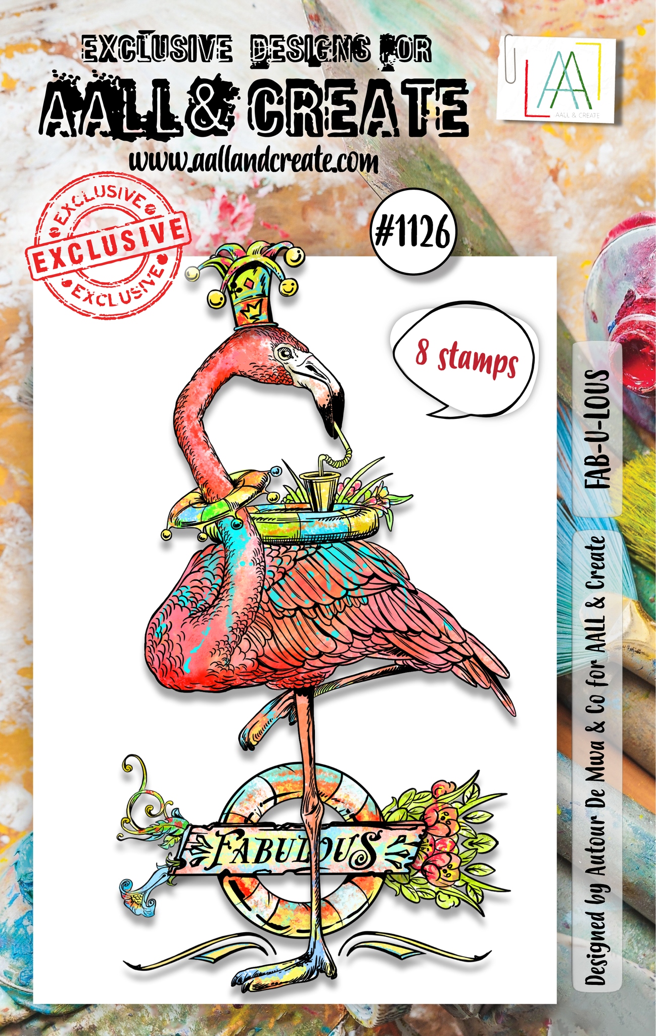 #1126 Fab-U-Lous A7 Stamp Set