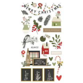 The Holiday Life Chipboard Stickers 6"X12"