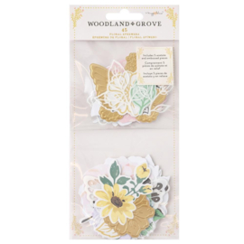 Woodland Grove Floral, Acetate & Embossed Ephemera Die-Cuts