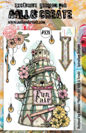#0828 Spiralling Delights A5 Clear Stamp Set