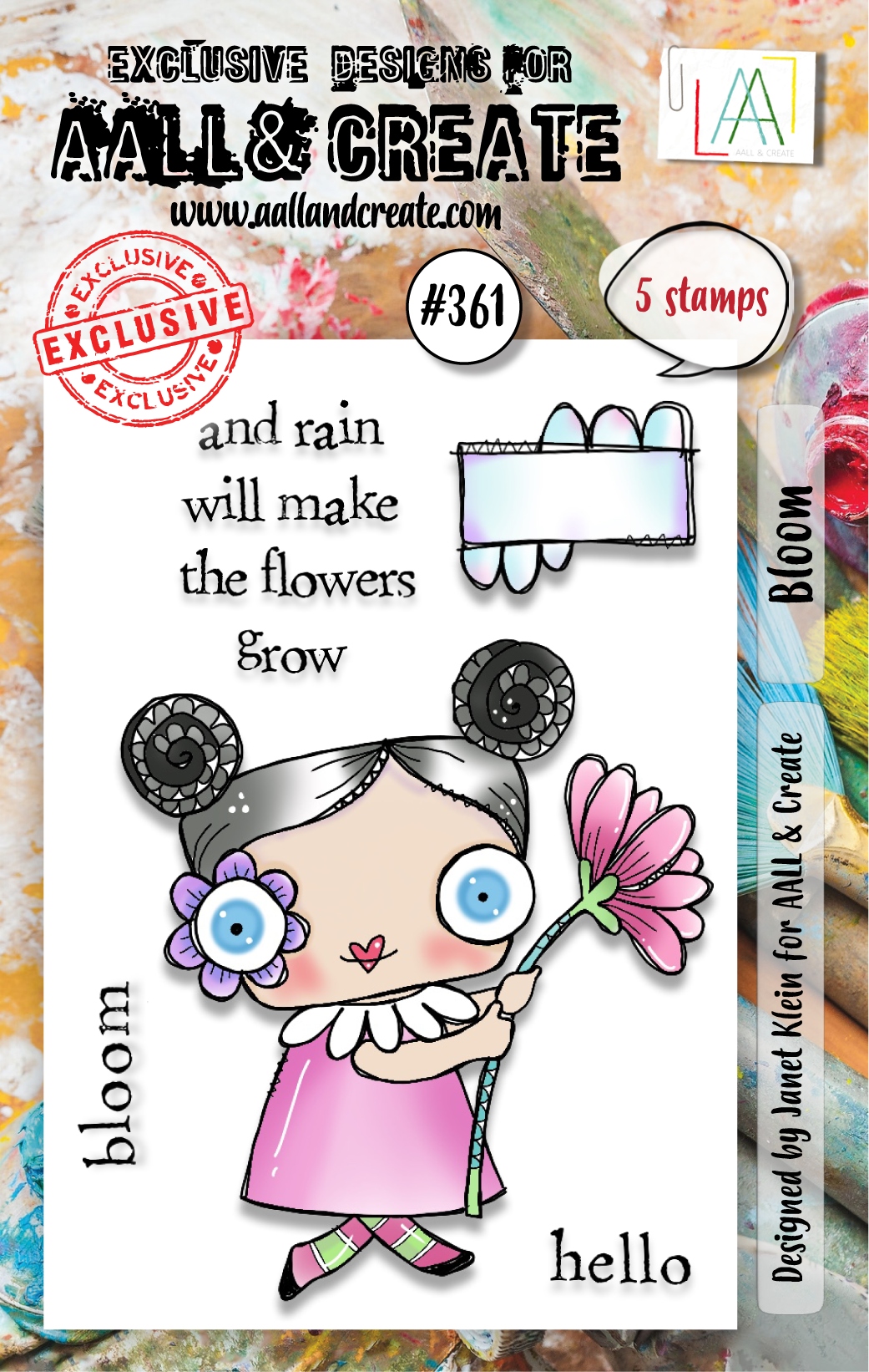 #0361 Bloom A7 Clear Stamp Set