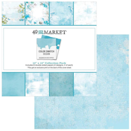 Color Swatch: Ocean Collection Pack 12"X12"