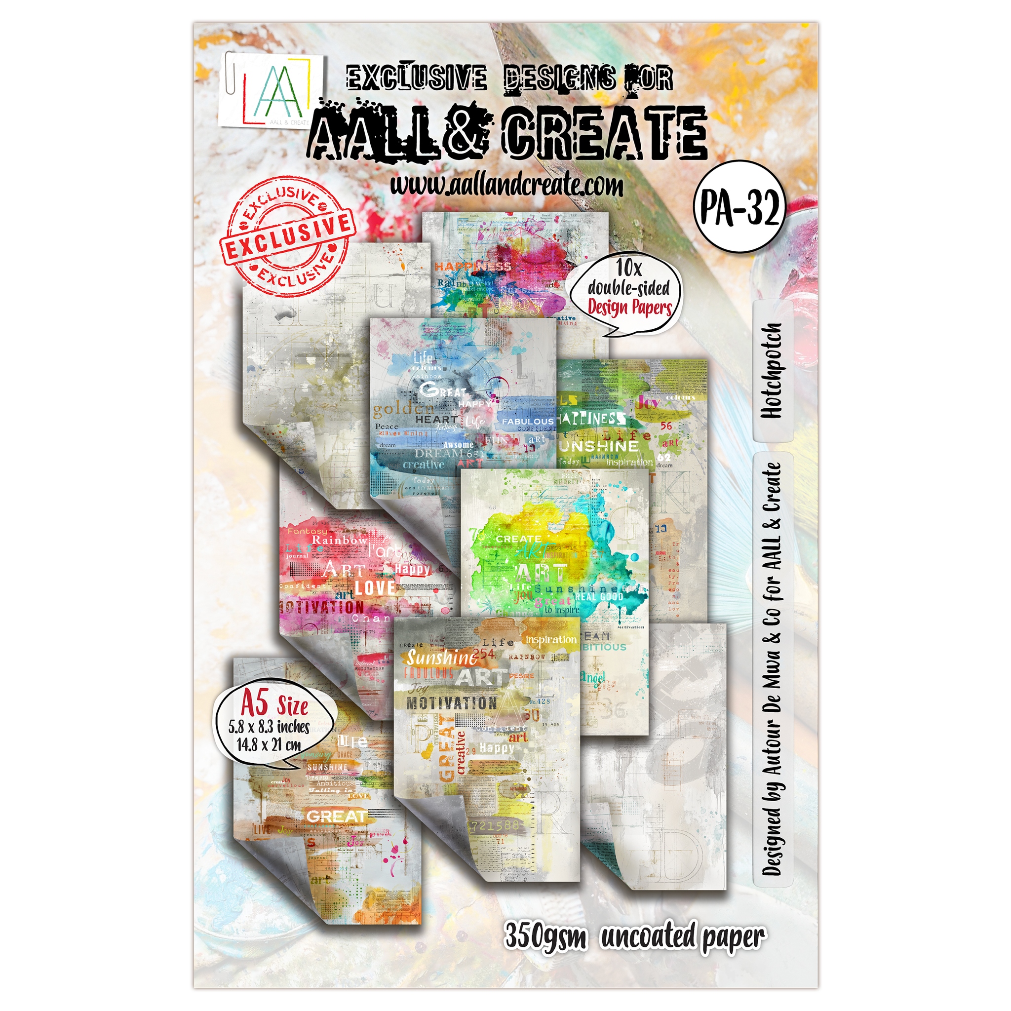#32 Hotchpotch A5 Design Paper