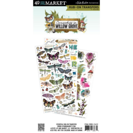 Curiosities In Willow Grove Rub-On Transfer Set Essential