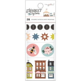 Market Square Sticker Rolls