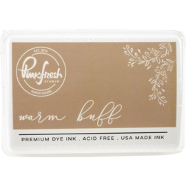 Premium Dye Ink Pad Warm Buff