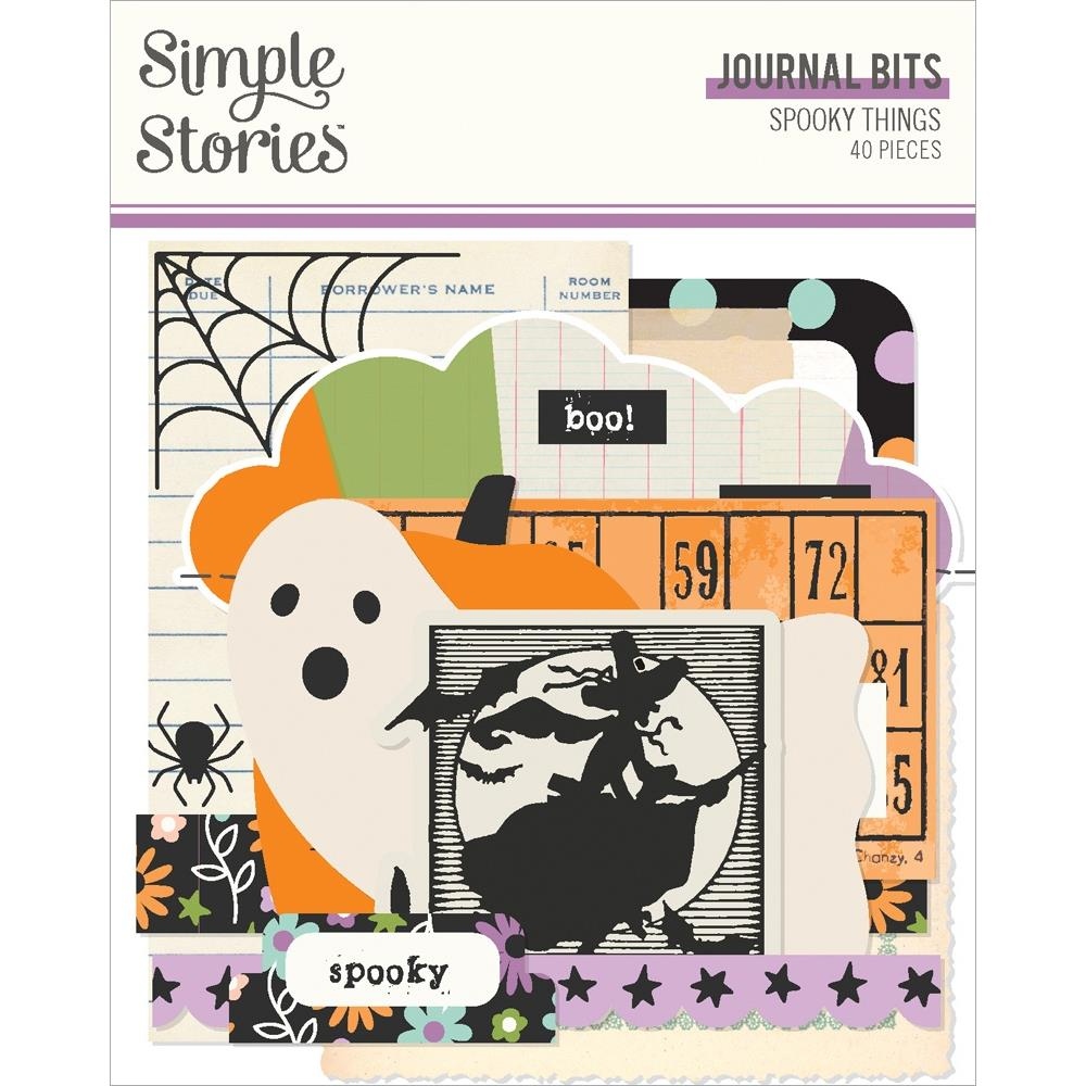 Spooky Things Bits & Pieces Die-Cuts Journal
