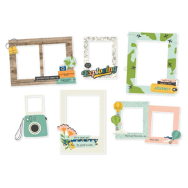 Happy Travels Chipboard Frames