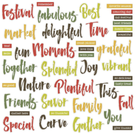 Vintage Orchard Words