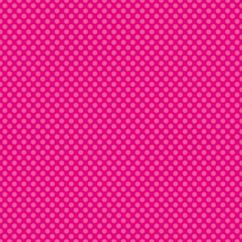 Patterned single-sided d.pink l.dot