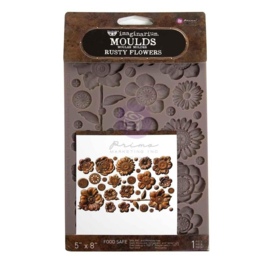 Rusty Flowers Decor Moulds 5"x8"x8mm