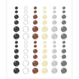 Color Vibe Enamel Dots Embellishments Basics