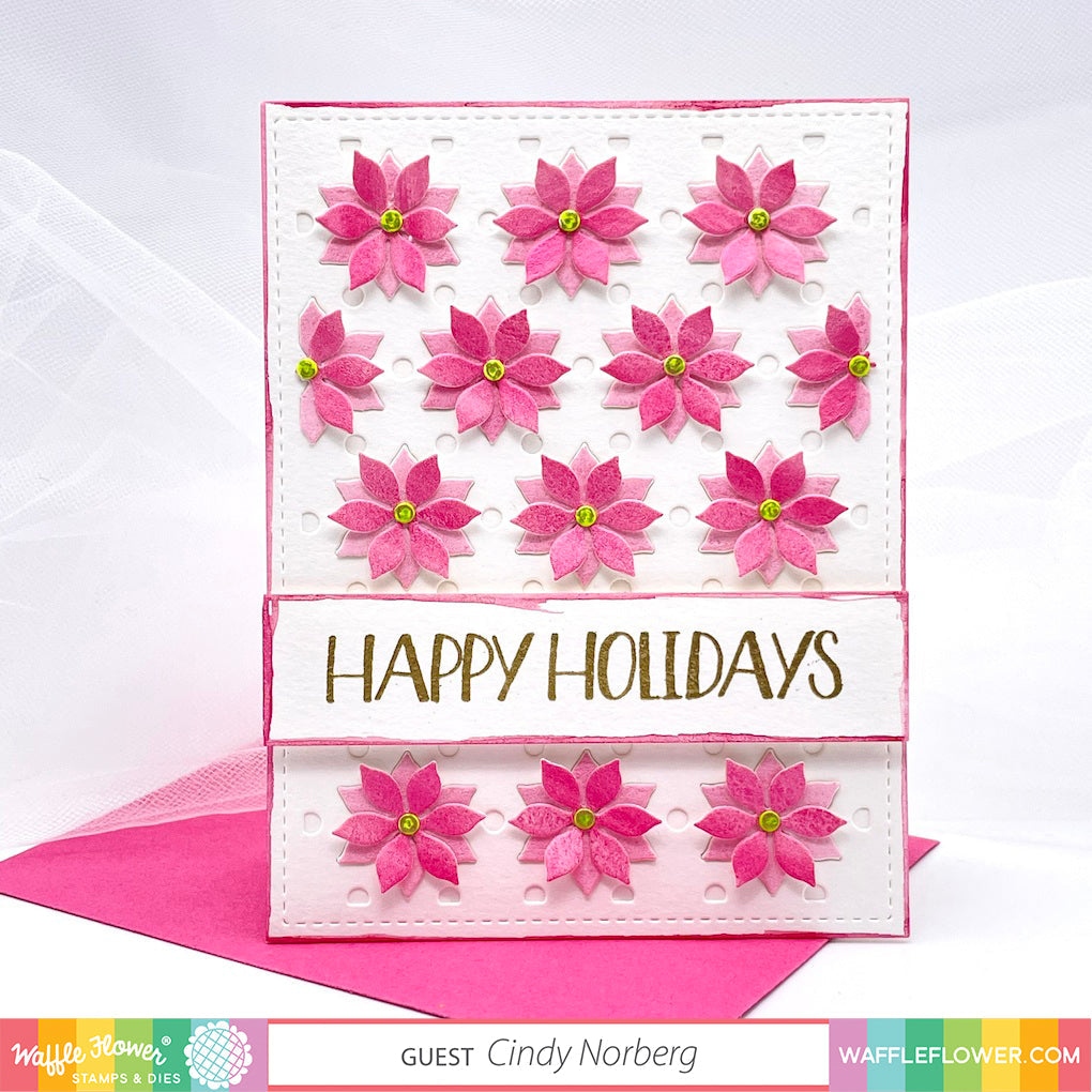 Poinsettia Panel Die
