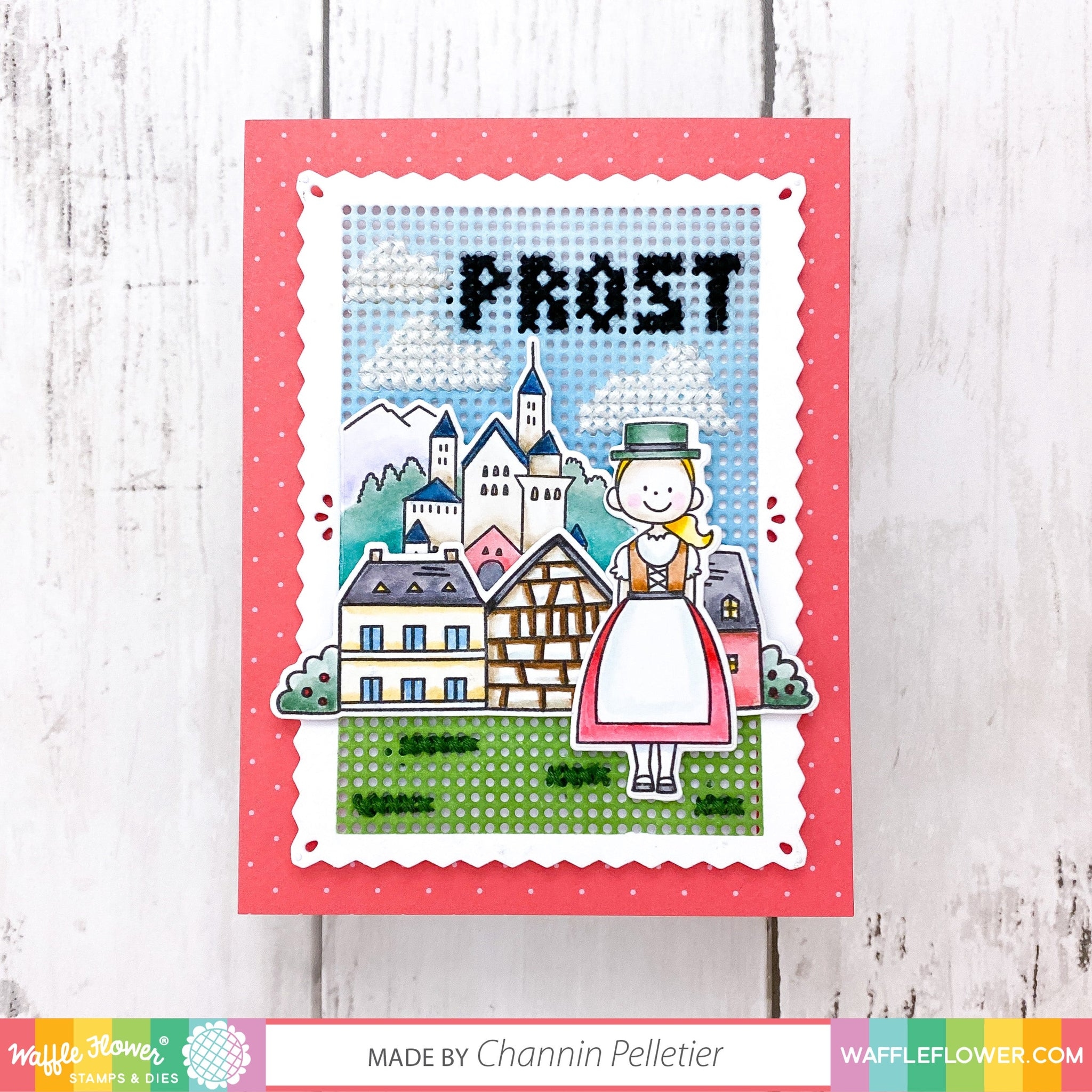Stitchable Pinking Rectangle Die