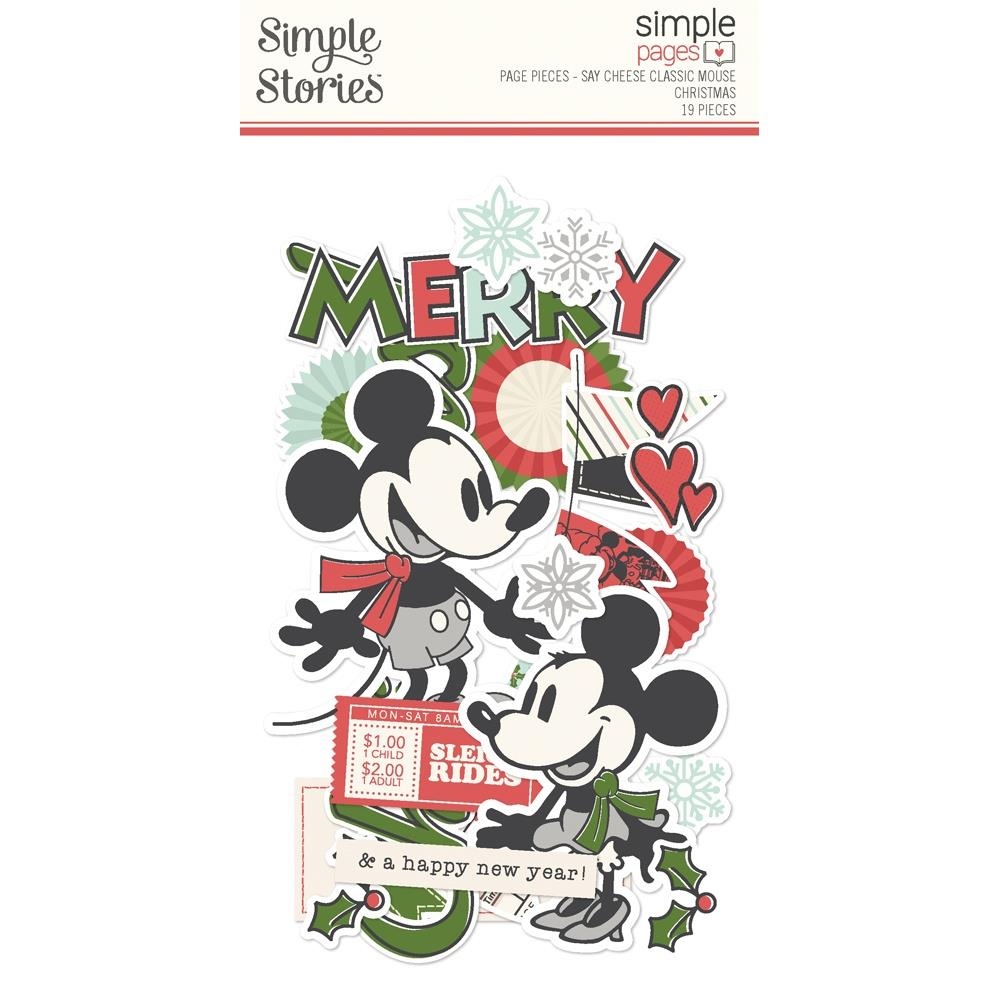 Say Cheese Classic Mouse Christmas Simple Pages Page Pieces