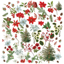 Evergreen Season Laser Cut Outs Wildflowers