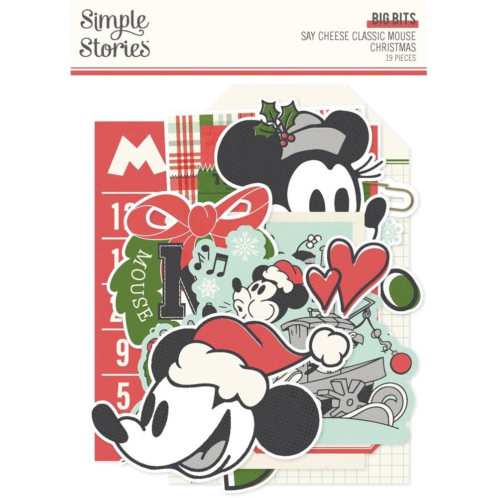 Say Cheese Classic Mouse Christmas Bits & Pieces Die-Cuts Big