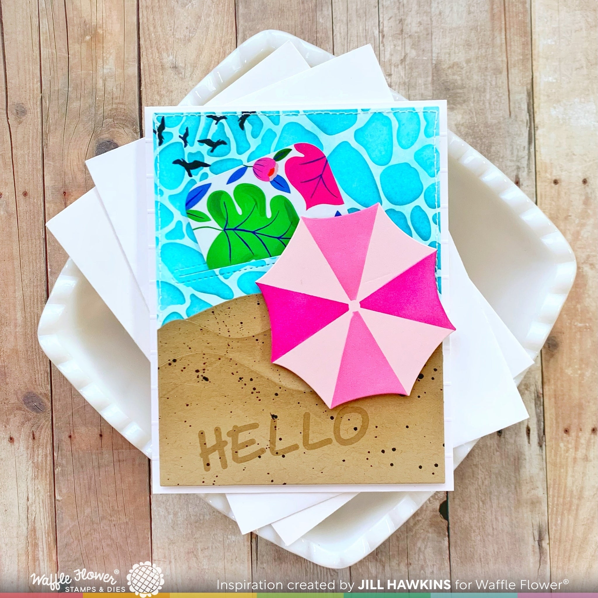 Beach Days Greetings Stamp Set