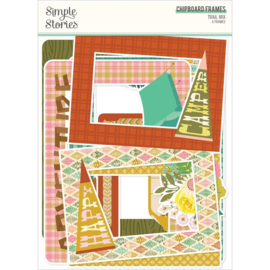 Trail Mix Chipboard Frames