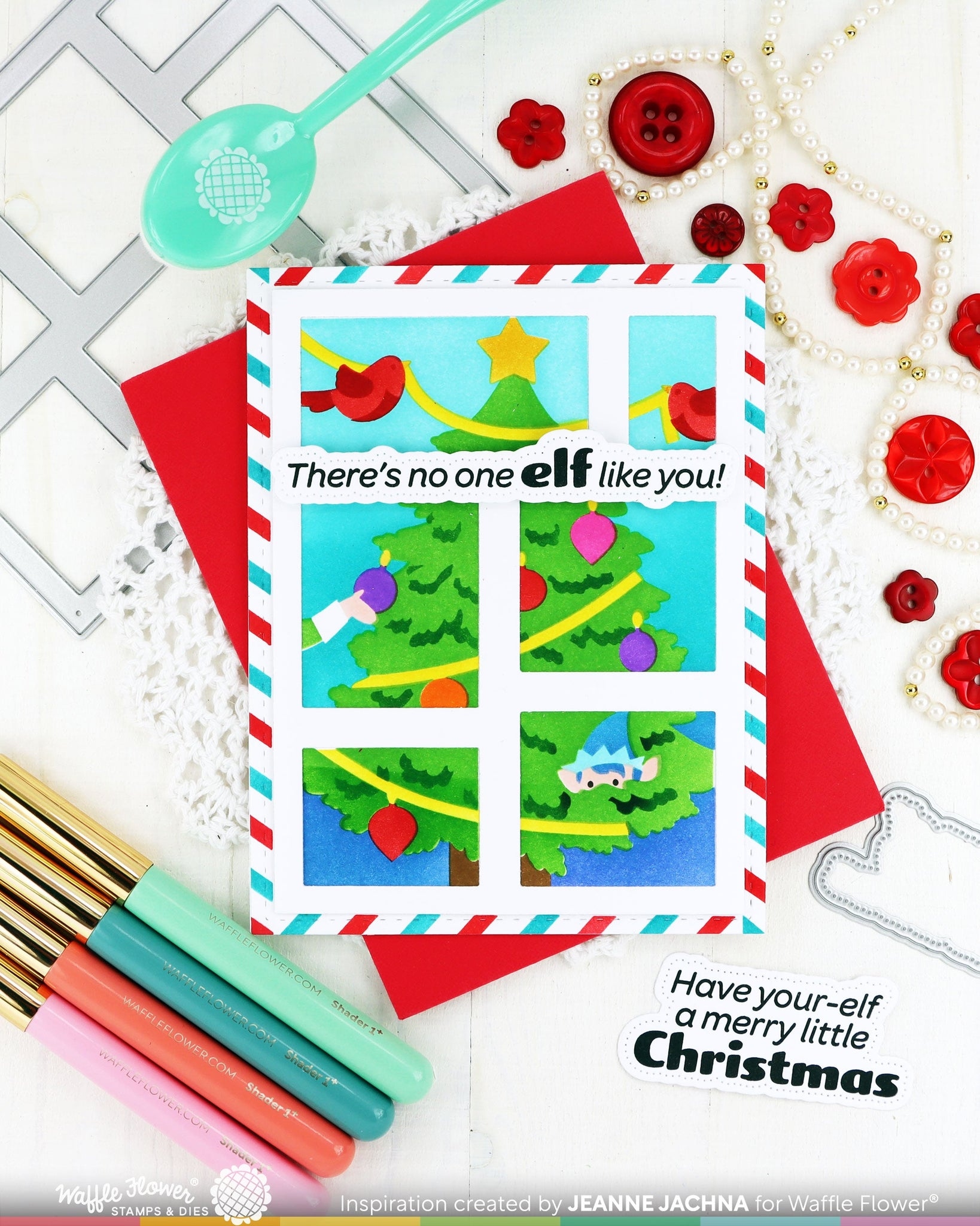 Elf-tastic Sentiments Stamp Set