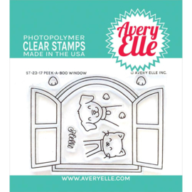 Peek-A-Boo Window Clear Stamp Set