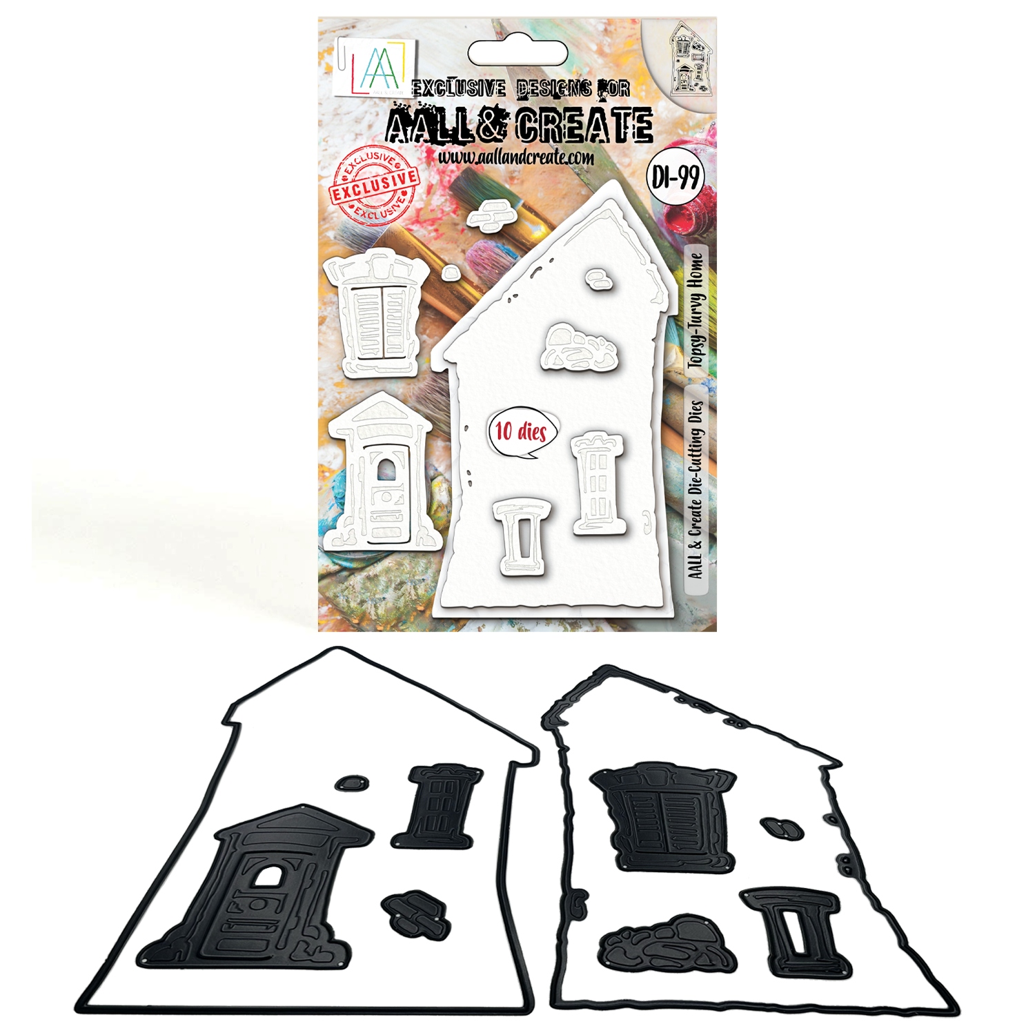 #099 Topsy-Turvy Home Cutting Die Set