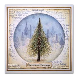 LAV839 Christmas Greetings Stamp