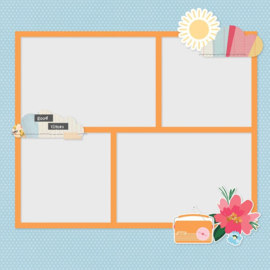 Sunny Days Simple Page Pieces