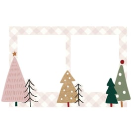 Boho Christmas Chipboard Frames