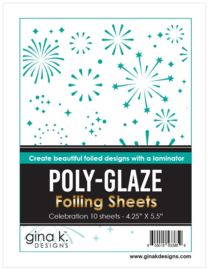 Celebration Poly-Glaze Foiling Sheets