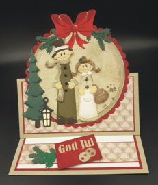 Cutting & Embossing Dies Snowman & Santa Claus