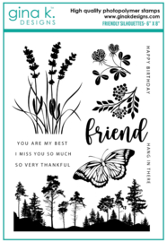 Friendly Silhouettes Stamps